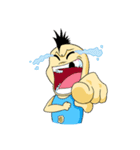 The Comb Boy ＆ The Hippo Girl（個別スタンプ：18）