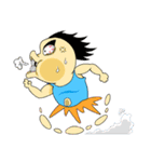The Comb Boy ＆ The Hippo Girl（個別スタンプ：20）