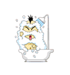 The Comb Boy ＆ The Hippo Girl（個別スタンプ：21）
