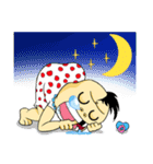 The Comb Boy ＆ The Hippo Girl（個別スタンプ：22）