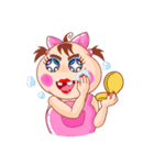 The Comb Boy ＆ The Hippo Girl（個別スタンプ：24）