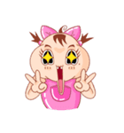 The Comb Boy ＆ The Hippo Girl（個別スタンプ：28）