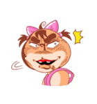 The Comb Boy ＆ The Hippo Girl（個別スタンプ：33）