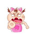 The Comb Boy ＆ The Hippo Girl（個別スタンプ：34）