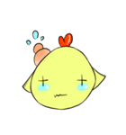 Yellow chick and friends（個別スタンプ：7）