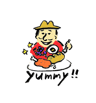 アートおじさん（個別スタンプ：38）