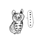 eh！cat！ Black and white illustrations 3（個別スタンプ：10）