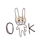 あいうさぎ（個別スタンプ：3）