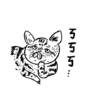 eh！cat！ Black and white illustrations 5（個別スタンプ：3）