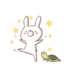 ゆるいうさぎとのんびりかめ君（個別スタンプ：35）