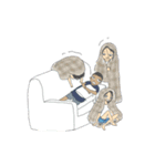 Me ＆ My boyfriend（個別スタンプ：1）