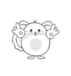 Happy Chinchillas（個別スタンプ：3）