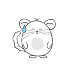 Happy Chinchillas（個別スタンプ：8）