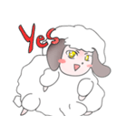 かわいい羊 :)（個別スタンプ：3）