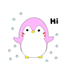 Cold milk penguin（個別スタンプ：1）