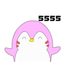 Cold milk penguin（個別スタンプ：3）