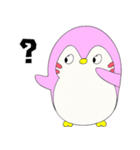 Cold milk penguin（個別スタンプ：6）