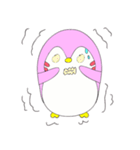 Cold milk penguin（個別スタンプ：11）