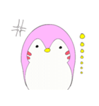 Cold milk penguin（個別スタンプ：17）