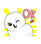 かわいいシロフクロウ（個別スタンプ：3）