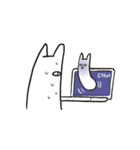 stretchy cat（個別スタンプ：32）