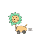 うなれ！らいおん君（個別スタンプ：4）