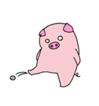 Love to sleep pig and love to eat pigs（個別スタンプ：3）