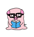 Love to sleep pig and love to eat pigs（個別スタンプ：14）