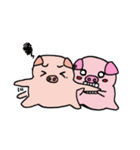 Love to sleep pig and love to eat pigs（個別スタンプ：15）