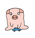Love to sleep pig and love to eat pigs（個別スタンプ：16）