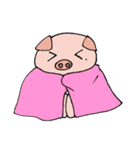 Love to sleep pig and love to eat pigs（個別スタンプ：25）