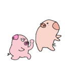 Love to sleep pig and love to eat pigs（個別スタンプ：27）
