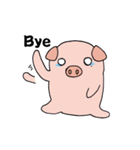 Love to sleep pig and love to eat pigs（個別スタンプ：30）