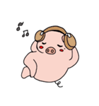 Love to sleep pig and love to eat pigs（個別スタンプ：31）