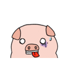 Love to sleep pig and love to eat pigs（個別スタンプ：39）