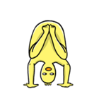 Advanced Yoga with Chicken Duck Seal（個別スタンプ：19）