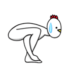 Advanced Yoga with Chicken Duck Seal（個別スタンプ：33）