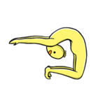 Advanced Yoga with Chicken Duck Seal（個別スタンプ：37）