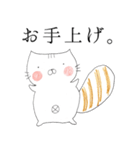 たぬ猫。（個別スタンプ：17）