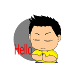 Taitai boy play near his home（個別スタンプ：21）