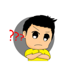 Taitai boy play near his home（個別スタンプ：34）