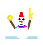 snowman cute（個別スタンプ：2）