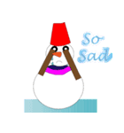snowman cute（個別スタンプ：3）