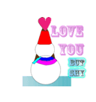 snowman cute（個別スタンプ：4）