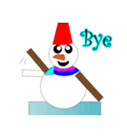 snowman cute（個別スタンプ：8）