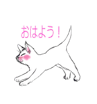 しろいこねこ（個別スタンプ：2）