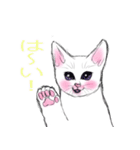 しろいこねこ（個別スタンプ：6）