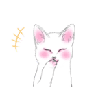 しろいこねこ（個別スタンプ：14）