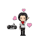 A_aey Biker（個別スタンプ：14）