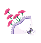 Give you a bunch of flowers（個別スタンプ：12）